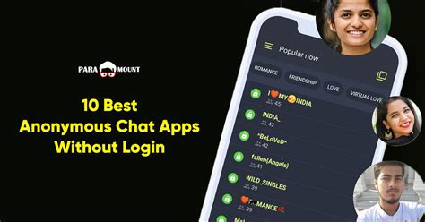 anonymous chat app without login|anonymous random chat sites.